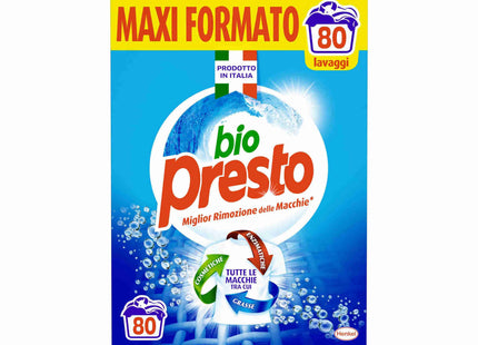 bio presto 80 lavaggi