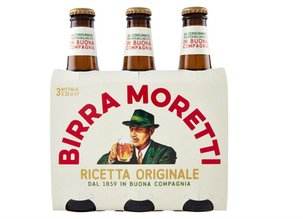 birra moretti x 3