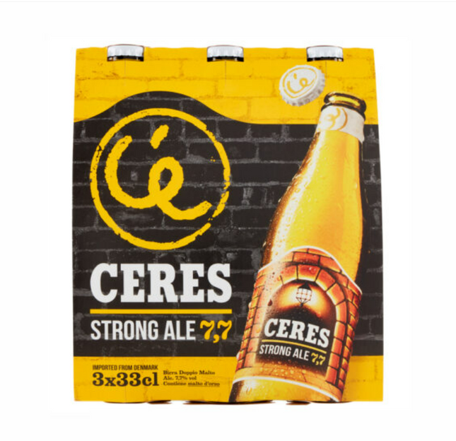 Ceres Strong Ale 7,7 3 x 33 cl - Smart Space Shop