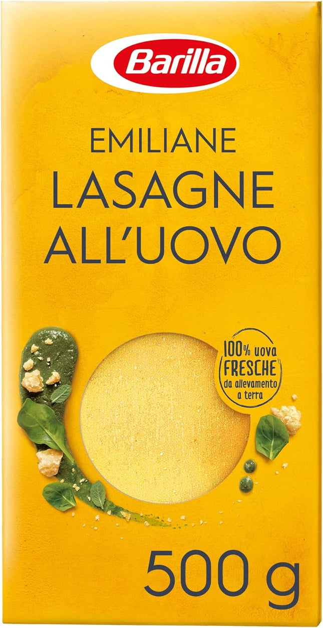 Barilla Lasagne Pasta all'Uovo 500g Le Emiliane Classiche - Smart Space Shop