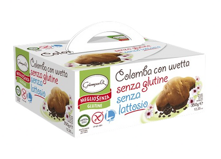 Giampaoli Colomba Meglio Senza Glutine Senza Lattosio Con Uvetta 350 g - Smart Space Shop