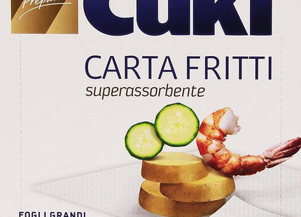 Cuki - Carta Fritti, Superassorbente, 32x33 cm - 20 fogli - Smart Space Shop