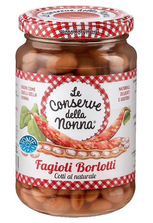 Le Conserve Della Nonna- Fagioli Borlotti- 360g