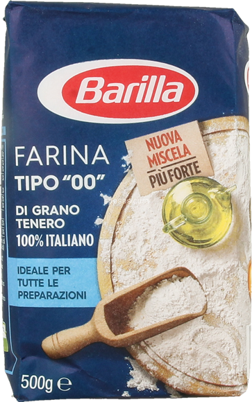 Barilla Farina 00 di grano tenero italiano 500 gr - Smart Space Shop