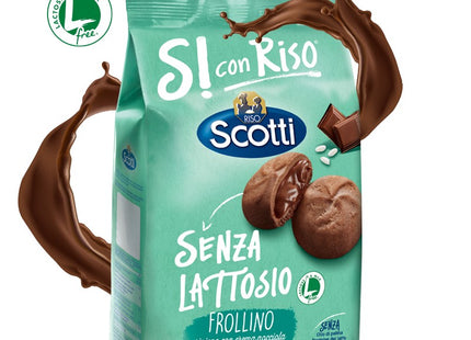 Si con Riso Scotti Frollini Ripieni Con Crema Nocciola 200 g