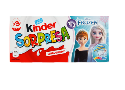 Kinder Sorpresa Ovetti Frozen 3 x 20 g - Smart Space Shop