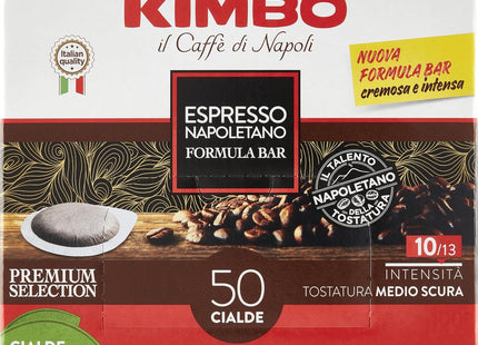 Kimbo 50 Neapolitan Espresso Pods, 365g