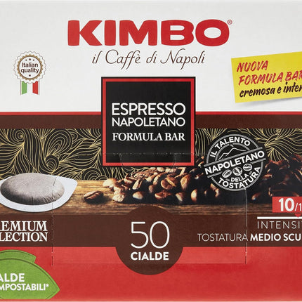 Kimbo 50 Cialde Espresso Napoletano, 365g