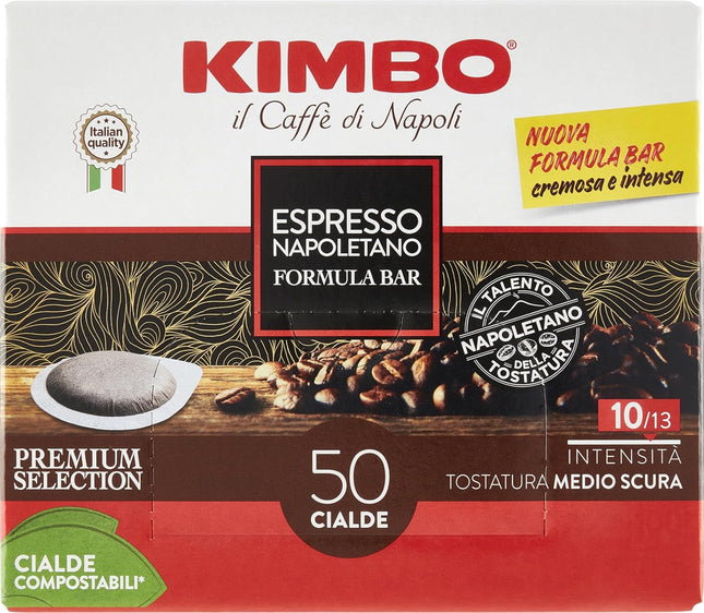 Kimbo 50 Cialde Espresso Napoletano, 365g