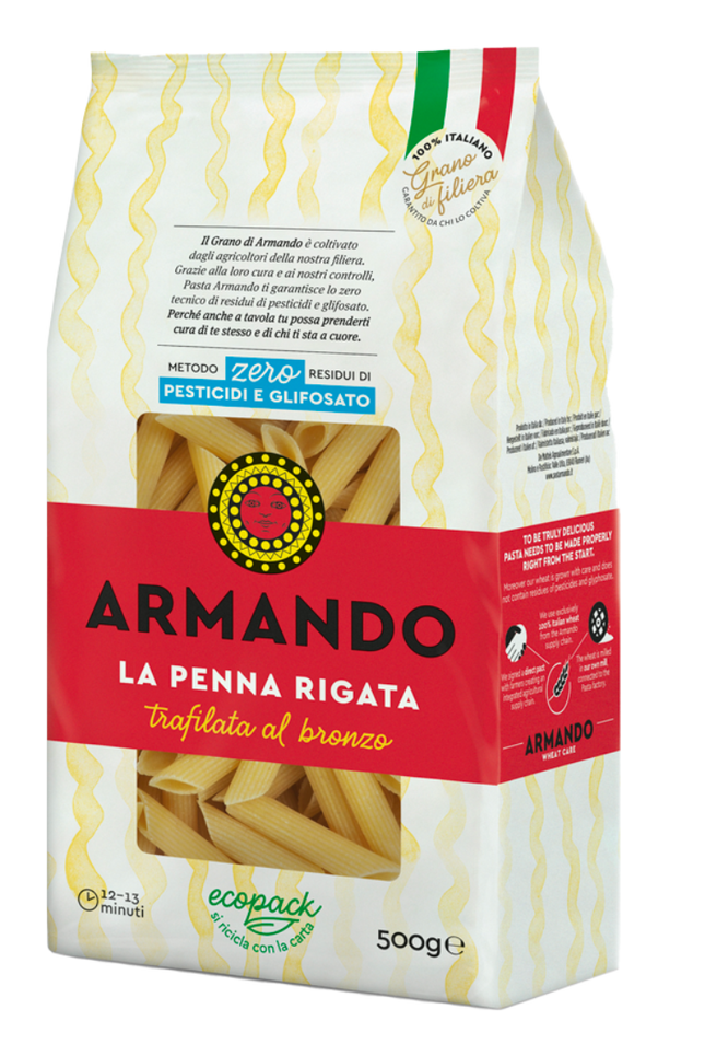 Pasta Armando La Penna Rigata 500 g