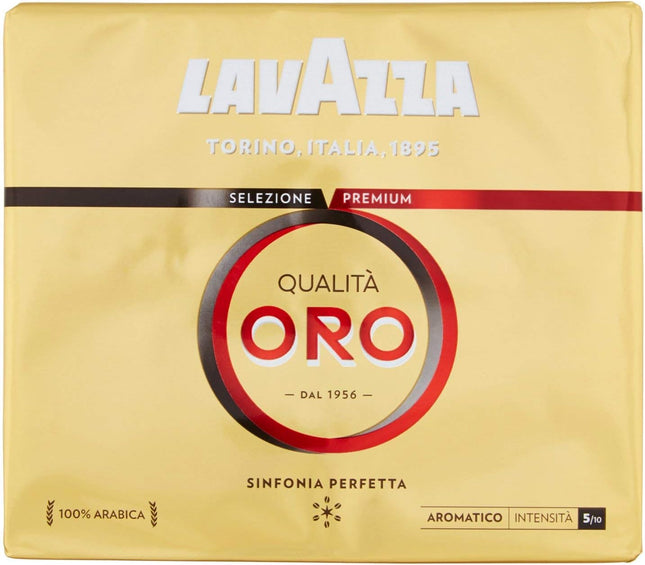 Lavazza Caffè Macinato Qualità Oro, 2 x 250g - Smart Space Shop