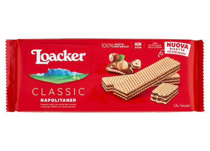 Loacker Wafer Classic Napolitaner 175g con crema alla nocciola - Smart Space Shop