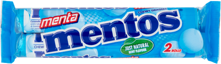 Mentos Menta bipack roll 76g