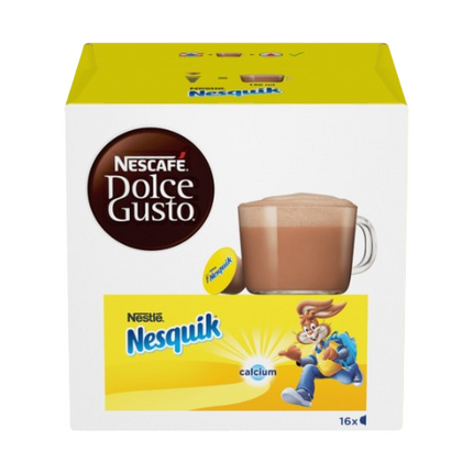 Nescafè Nesquik Schokoladengetränk Nesquik Packung mit 16 Kapseln 