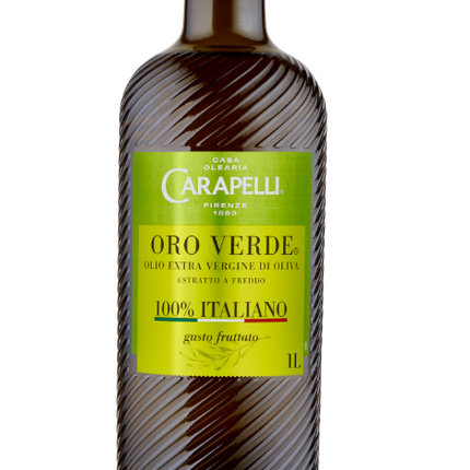 Carapelli Oro Verde Extra Virgin Olive Oil 100% Italian 1 L 