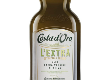 Costa d'Oro d’Oro – L’Extra Olio Extravergine di oliva estratto a freddo 1L - Smart Space Shop