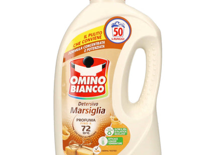 Omino Bianco Waschmaschinenflüssigkeit, 50 Waschgänge, Marseille, 1,4 l