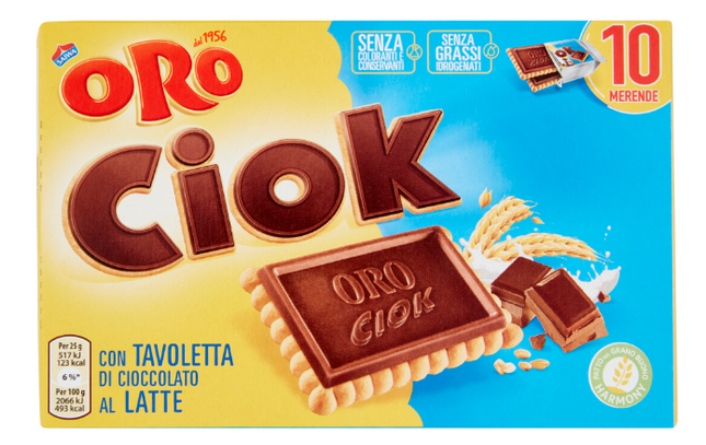 Oro Ciok Keks mit Milchschokoladentafel 8 Stück