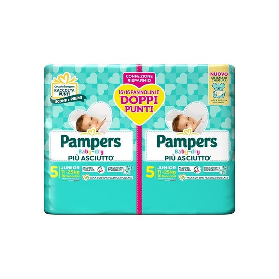 diapers pampers 5 junior 