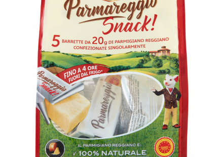 Parmareggio Snack! Parmigiano Reggiano DOP 5 x 20 g