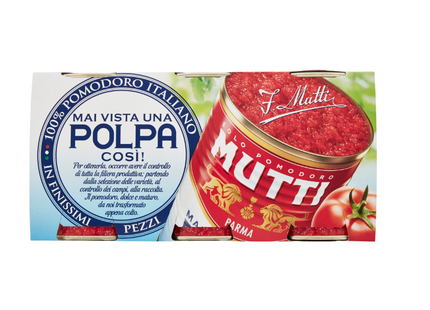 Mutti Polpa di Pomodoro 3 x 400 g - Smart Space Shop