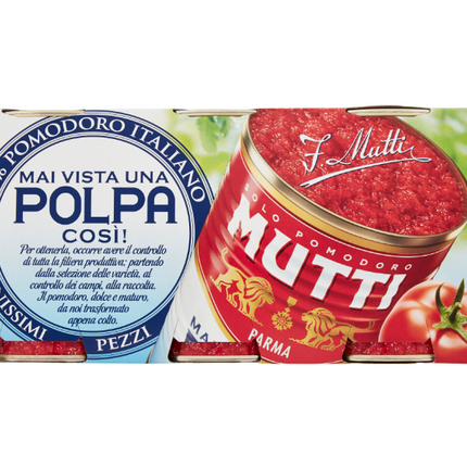 Mutti Polpa di Pomodoro 3 x 400 g - Smart Space Shop