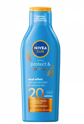 Nivea Sun Protect &amp; Bronze Protection 20 Medium 200 ml