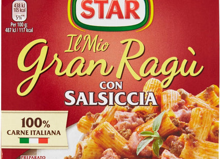 STAR Il Mio GranRagù con Salsiccia, 2 x 180g - Smart Space Shop