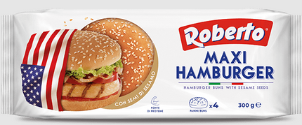 Roberto Maxi Burger 4 panini 300 g