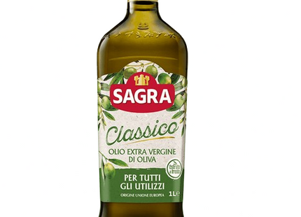 Sagra Il Classico Olio Extra Vergine di Oliva, 1 L - Smart Space Shop