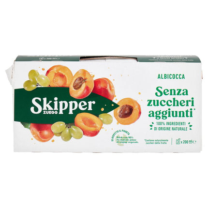 Skipper No Added Sugar Apricot Juice 3 x 200 ml