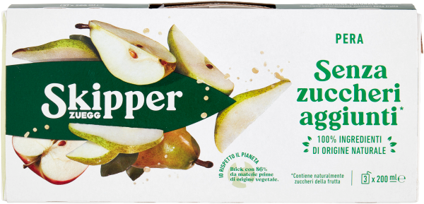 Skipper No Added Sugar Pear Juice 3 x 200 ml