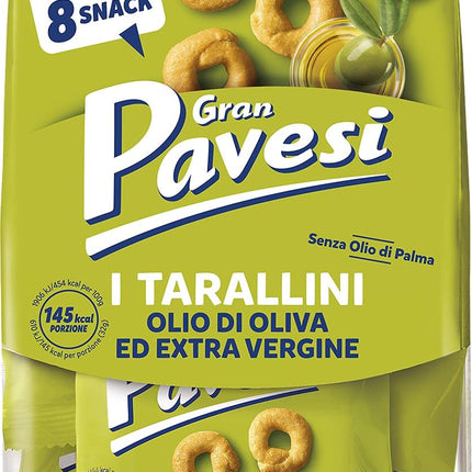 Gran Pavesi Snack Tarallini Olio di Oliva ed Extra Vergine x 8