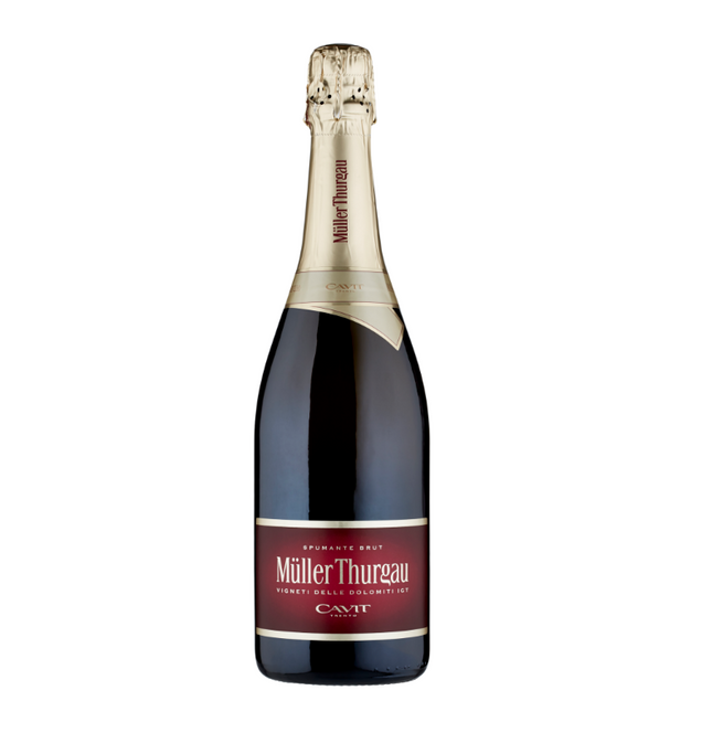 Cavit Trento Spumante Brut Müller Thurgau Vigneti delle Dolomiti IGT 75 cl - Smart Space Shop