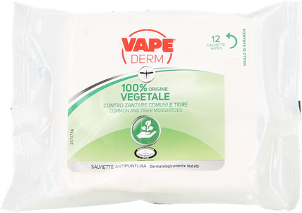 Vape Derm 100% Vegetale Salviette