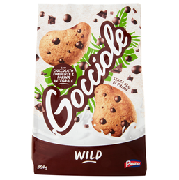 Pavesi Gocciole Wild, gocce di Cioccolato e Farina Integrale 350g - Smart Space Shop