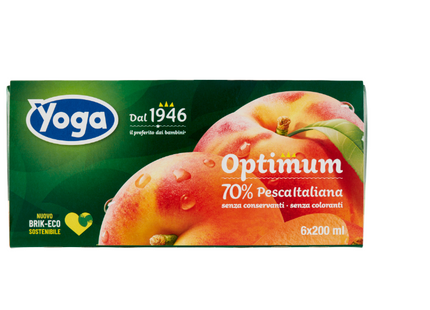 Yoga Optimum Peach 3 x 200 ml