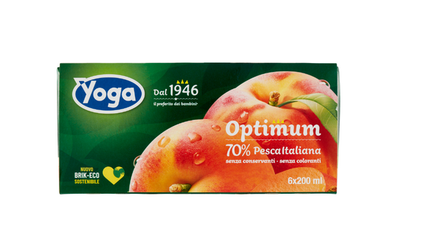 Yoga Optimum Peach 3 x 200 ml