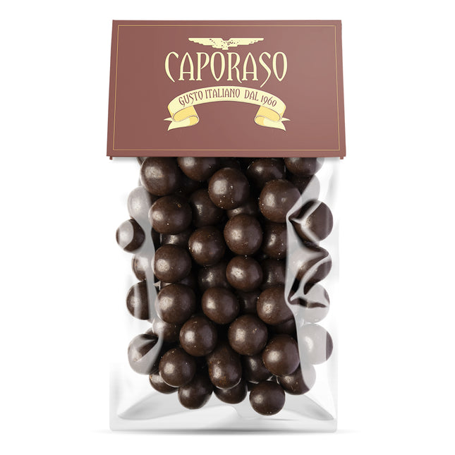 Chicchi di caffe ricoperti al cioccolato Caporaso 200 gr - Smart Space Shop