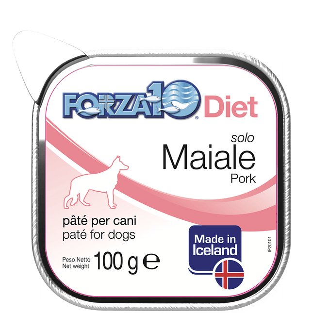 Patè per cani monoporzione 100 gr al gusto maiale Forza 10 - Smart Space Shop