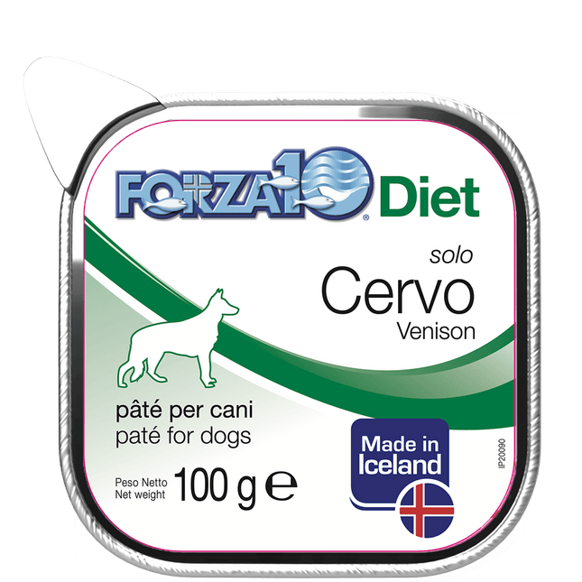 Patè per cani monoporzione 100 gr al gusto cervo Forza 10 - Smart Space Shop