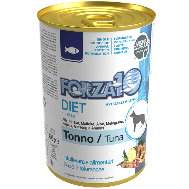 Cibo per cani monoporzione 400 gr lattina tonno Forza 10 - Smart Space Shop