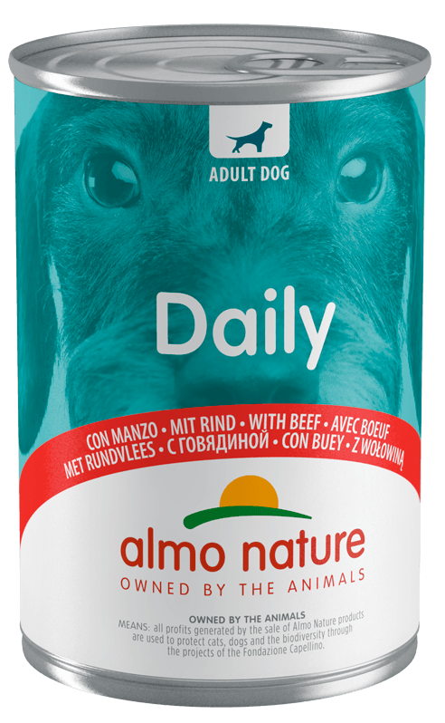 Cibo per cani Daily al gusto Manzo monoporzione lattina Almo Nature - Smart Space Shop