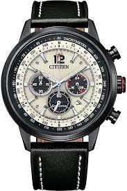 Orologio uomo con cinturino in pelle nero Citizen - Smart Space Shop